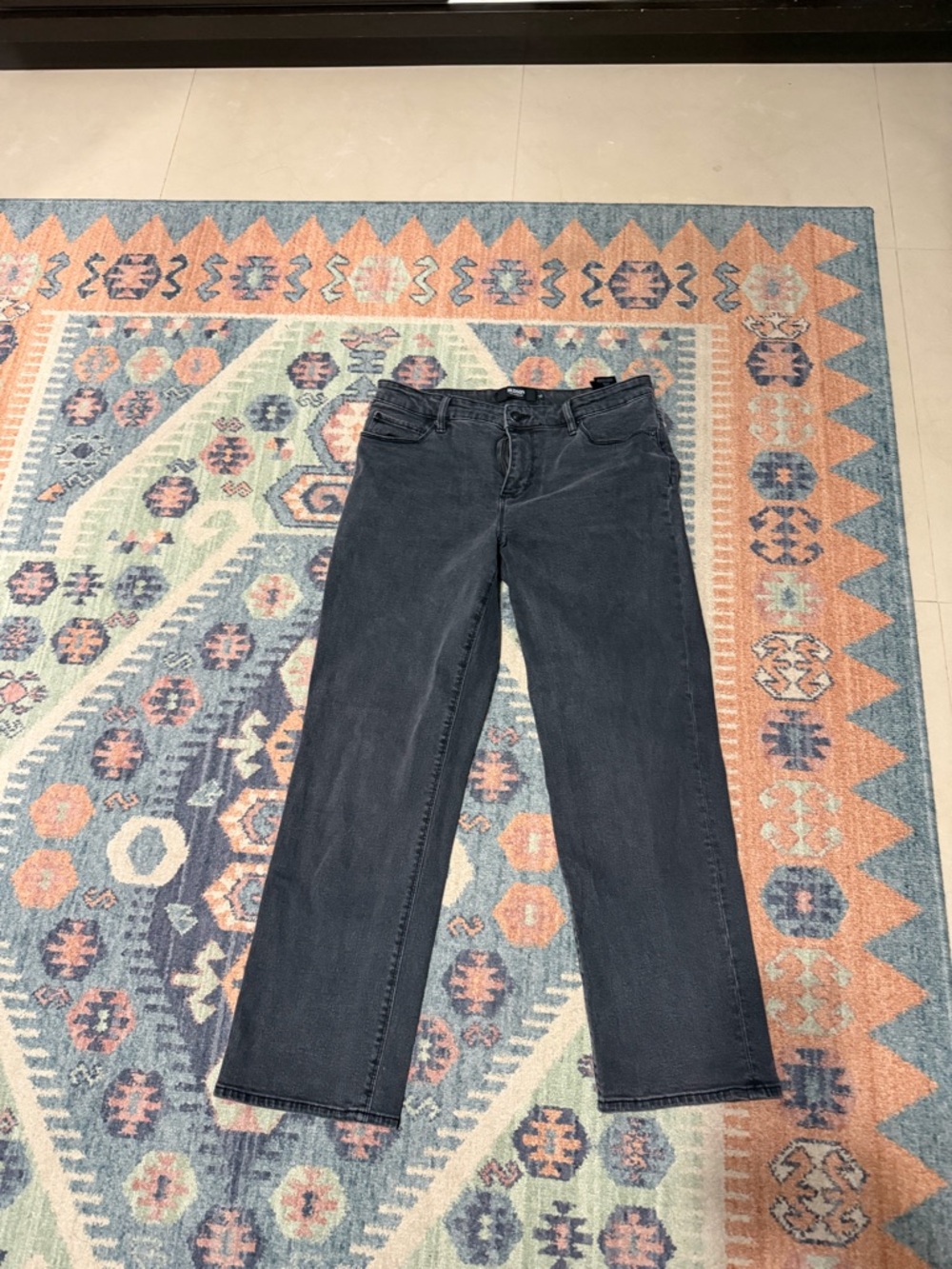 Hudson Jeans Straight Leg Black Wash Jeans